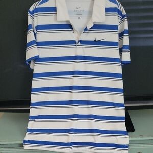 Nike Classic Blue and White Polo Shirt